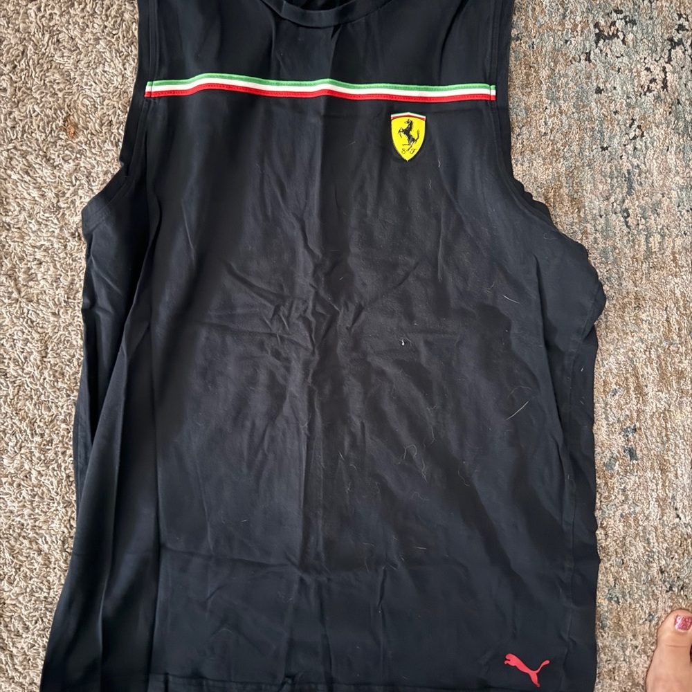 Puma Black Top with Iconic Logo